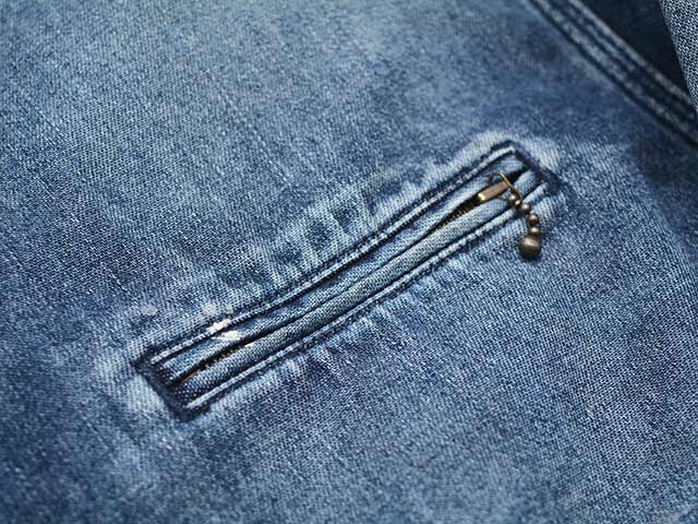 ��Sugar��Co./���奬������ɥ�����2025SS��Denim Windproof Jacket��Workers Wash��/�ǥ˥०����ɥץ롼�ե��㥱�åȡɥ�����������å���ɡ�(SGR-JK22U)