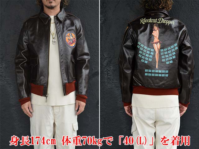 ��BUZZ RICKSON'S/�Х��ꥯ���󥺡ۡ�Type A-2 ��CONTRACT No.W535 ac-21996 BUZZ RICKSON CLO.CO.��85th BOMB.SQ.-KNOCKOUT DROPPER-��(BR80669)