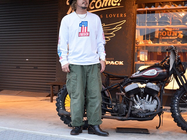 全2色【415 CLOTHING/415クロージング】「Printed L/S Tee”FRISCO #1