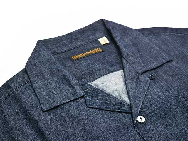 ��FULLCOUNT/�ե륫����ȡ�2026SS��Denim Open Collar S/S Shirt/�ǥ˥४���ץ󥫥顼���硼�ȥ��꡼�֥���ġ�(4100-2)