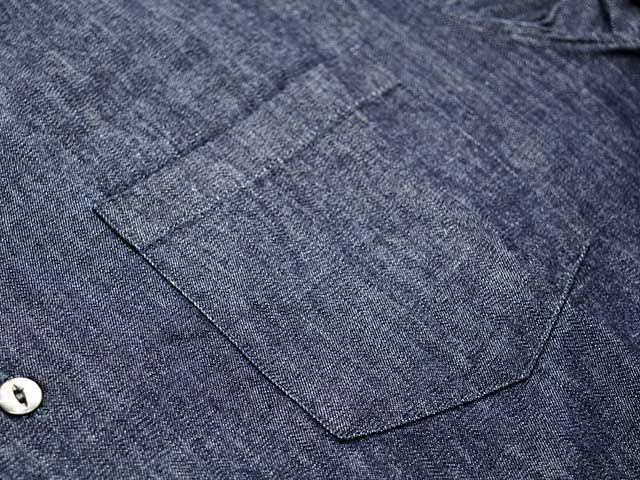 ��FULLCOUNT/�ե륫����ȡ�2026SS��Denim Open Collar S/S Shirt/�ǥ˥४���ץ󥫥顼���硼�ȥ��꡼�֥���ġ�(4100-2)