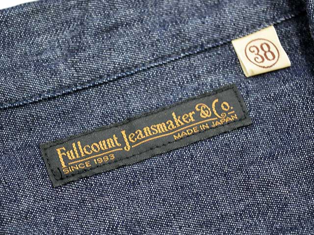 ��FULLCOUNT/�ե륫����ȡ�2026SS��Denim Open Collar S/S Shirt/�ǥ˥४���ץ󥫥顼���硼�ȥ��꡼�֥���ġ�(4100-2)