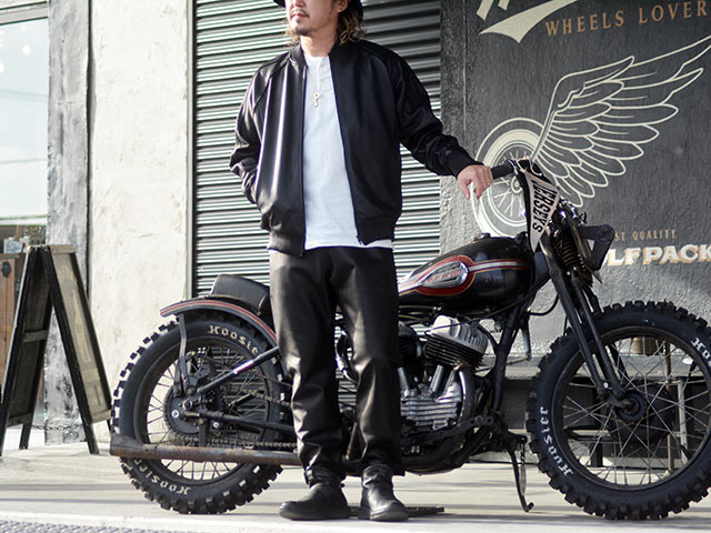 ��MOSSIR by FINE CREEK&CO/�⥷���� �Х� �ե����󥯥꡼������ɥ����ۡ�Washable Leather Tapered Track Pants��LENDER��/�����å���֥�쥶���ơ��ѡ��ɥȥ�å��ѥ�ġɥ������ɡ�(MOPT023)��ͽ����/2026ǯ������ͽ���