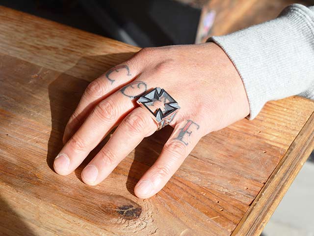 ��WEIRDO JEWELRY/���������ɥ��奨�꡼�ۡ�Cross Ring/��������󥰡�(Silver925)