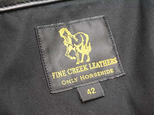 ��FINE CREEK LEATHERS/�ե����󥯥꡼���쥶�����ۡ�Leather Jacket��Richmond S66��/�쥶�����㥱�åȡɥ�å�����S66�ɡ�(FCJK026)