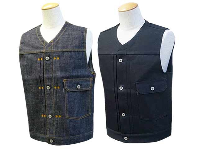 ��2����RED TAiL/��åɥƥ���ۡ�Cross Denim Vest��4th No Collar��/�������ǥ˥�٥��ȡɥե������Ρ����顼�ɡ�