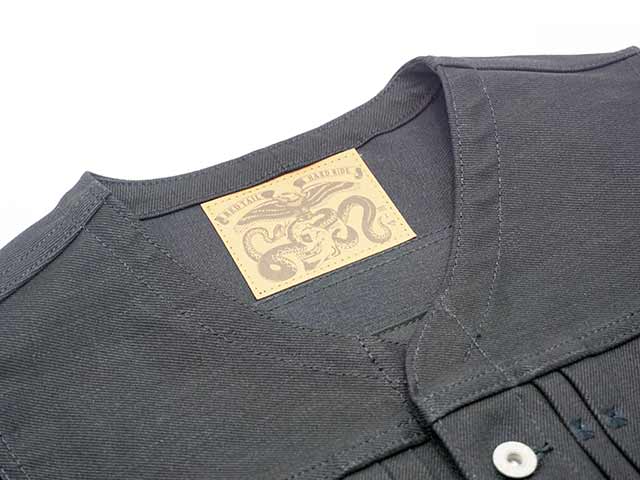 ��2����RED TAiL/��åɥƥ���ۡ�Cross Denim Vest��4th No Collar��/�������ǥ˥�٥��ȡɥե������Ρ����顼�ɡ�