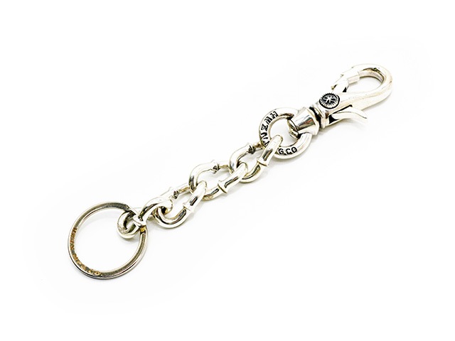 【専用】HWZN ハウゼン　サンダーフックツイステッドキーホルダー　シルバー HWZN BROSS/ハウゼンブロス】「Thunder Hook Twissted Key Holder