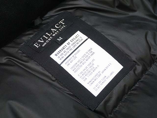 ��EVILACT/�����֥륢���ȡ�2024AW��Level.7 Jacket/��٥�7���㥱�åȡ�(EA24-ACT2-J04)