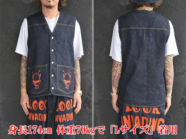 (30% OFF)��WEIRDO/���������ɡ�2025AW��LOOK INVADING - WORK VEST/��å�����٥��ǥ���-����٥��ȡ�(WRD5305)