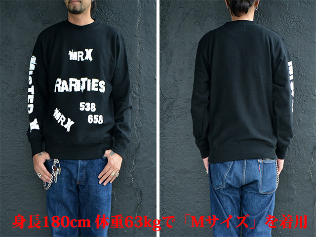 (50% OFF)��MISTER X/�ߥ��������å�����2022AW��Rarities 12oz Heavy Weight Sweat/�쥢��ƥ�����12���󥹥إӡ��������ȥ������åȡ�(22AW-MRX-03)(UNCHANGING LOVE/��������󥸥󥰥��/POP EYES/�ݥåץ�����/���ᥫ��/WOLF PACK/����եѥå�)
