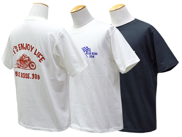 3BLUE ROSE.308/֥롼.308ۡHigh Quality Crew Neck TeeENJOY LIFE/ϥƥ롼ͥåTeeɥ󥸥祤饤աɡ