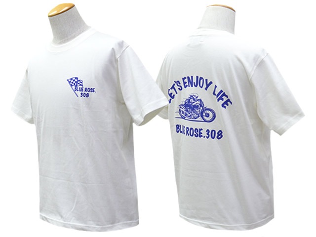 3BLUE ROSE.308/֥롼.308ۡHigh Quality Crew Neck TeeENJOY LIFE/ϥƥ롼ͥåTeeɥ󥸥祤饤աɡ