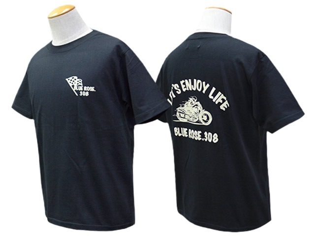 3BLUE ROSE.308/֥롼.308ۡHigh Quality Crew Neck TeeENJOY LIFE/ϥƥ롼ͥåTeeɥ󥸥祤饤աɡ