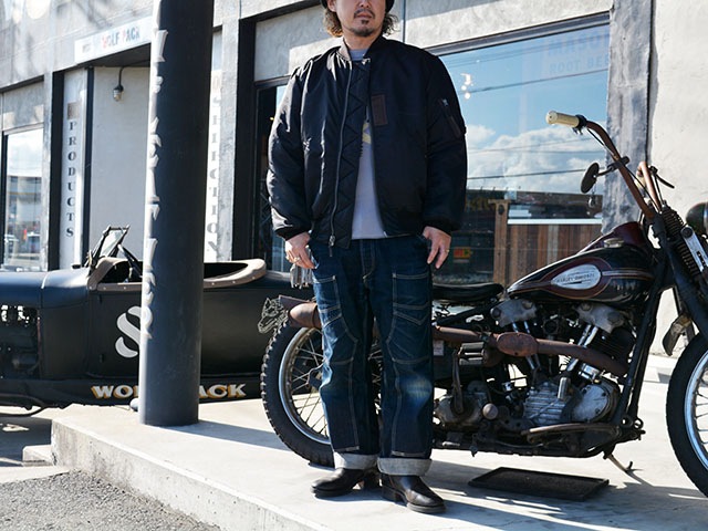 ��BUZZ RICKSON'S/�Х��ꥯ���󥺡ۡ�Type BLACK MA-1��ALBERT TURNER&CO.,INC. LONG MODEL��/�����ץ֥�å�MA-1�ɥ���С��ȥ����ʡ����󥰥�ǥ�ɡ�(BR15772)