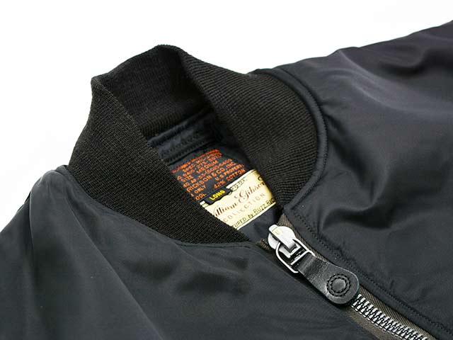 ��BUZZ RICKSON'S/�Х��ꥯ���󥺡ۡ�Type BLACK MA-1��ALBERT TURNER&CO.,INC. LONG MODEL��/�����ץ֥�å�MA-1�ɥ���С��ȥ����ʡ����󥰥�ǥ�ɡ�(BR15772)