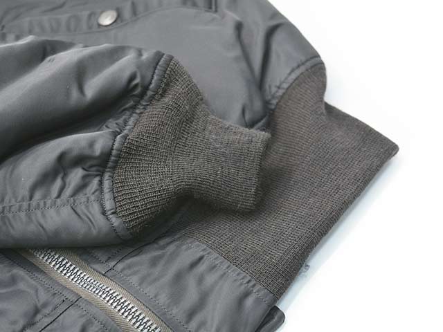 ��BUZZ RICKSON'S/�Х��ꥯ���󥺡ۡ�Type BLACK MA-1��ALBERT TURNER&CO.,INC. LONG MODEL��/�����ץ֥�å�MA-1�ɥ���С��ȥ����ʡ����󥰥�ǥ�ɡ�(BR15772)