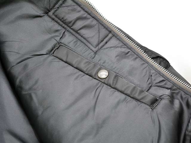 ��BUZZ RICKSON'S/�Х��ꥯ���󥺡ۡ�Type BLACK MA-1��ALBERT TURNER&CO.,INC. LONG MODEL��/�����ץ֥�å�MA-1�ɥ���С��ȥ����ʡ����󥰥�ǥ�ɡ�(BR15772)