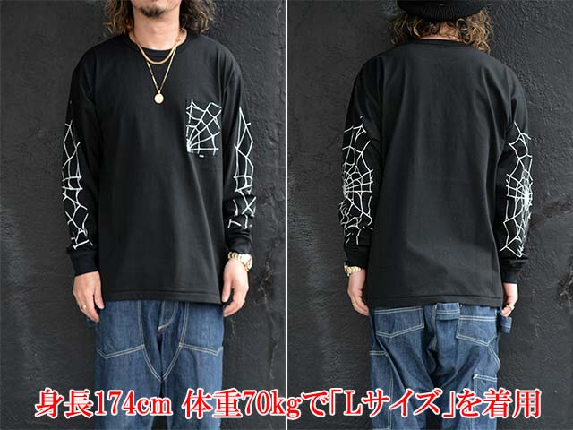 ��3����Vin&Age/������&��������2026SS��Spider Web L/S Tee/���ѥ����������֥��󥰥��꡼��Tee��(VT14)