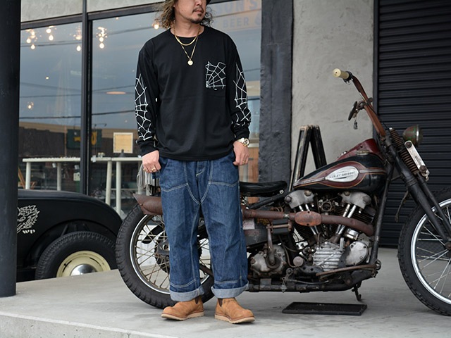 ��3����Vin&Age/������&��������2026SS��Spider Web L/S Tee/���ѥ����������֥��󥰥��꡼��Tee��(VT14)