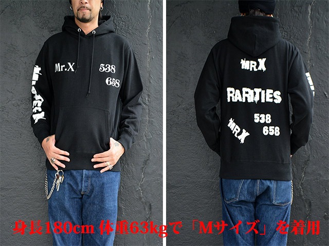 ��MISTER X/�ߥ��������å�����2022AW��Rarities 12oz Heavy Weight Hooded Sweat/�쥢��ƥ�����12���󥹥إӡ��������ȥա��ǥåɥ������åȡ�(22AW-MRX-04)(UNCHANGING LOVE/��������󥸥󥰥��/POP EYES/�ݥåץ�����/���ᥫ��/�ۥåȥ��å�)