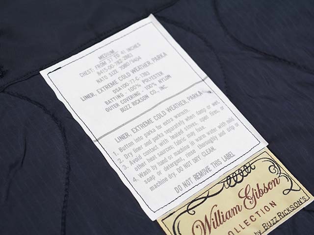 BUZZ RICKSON'S/Хꥯ󥺡ۡBlack Liner Extreme Cold Weather Parka/֥å饤ʡȥ꡼ॳɥѡ(BR15193)