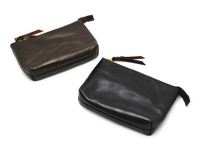 インセプション INCEPTION ホースハイドレザー ポーチ ブラック