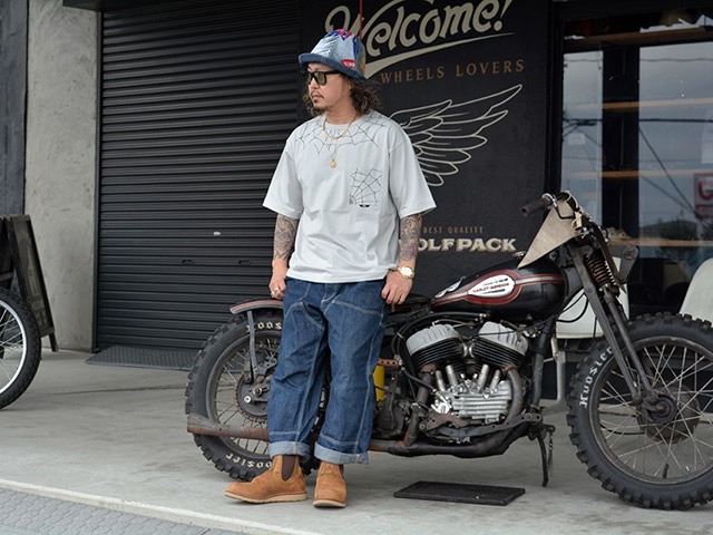 ��3����Vin&Age/������&��������2026SS��Spider Web S/S Tee/���ѥ����������֥��硼�ȥ��꡼��Tee��(VT15)