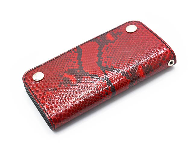 ��3����TISS CUSTOM LEATHERS/�ƥ�����������쥶�����ۡ�Diamond Python Wallet��A-1 Type��/���������ɥѥ����󥦥���åȡ�A-1�����סɡ�