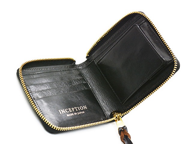 全2色【INCEPTION/インセプション】「Horse Hide Round Short Wallet