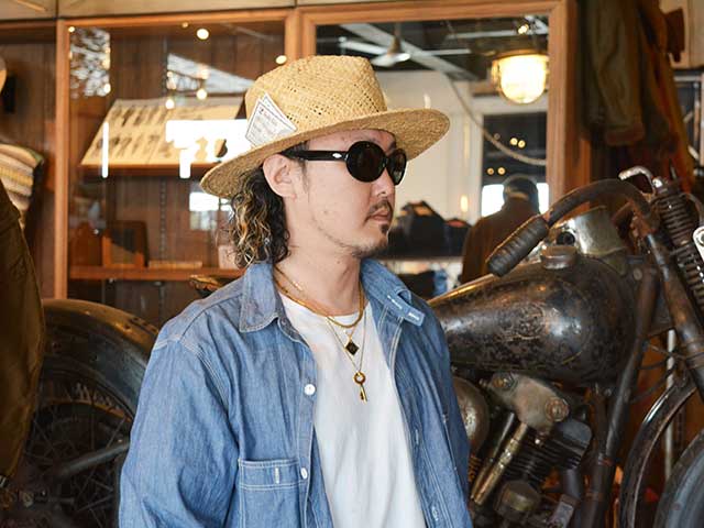 ��Mr.FATMAN/�ߥ������ե��åȥޥ��2025SS��Gambler Raffia Hat/�����֥顼��ե����ϥåȡ�(6252007)