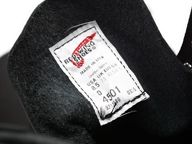 ��RED WING/��åɥ����󥰡ۡ�8 inch Logger��Non Steel Toe��/8������������ɥΥ󥹥ƥ�����ȥ��ɡ�(4501/Black Oil Slick)