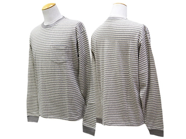 ��2����TROPHY CLOTHING/�ȥ��ե������������󥰡�2026SS��Multi Border L/S Tee/�ޥ���ܡ��������󥰥��꡼��Tee��(TR26SS-201)