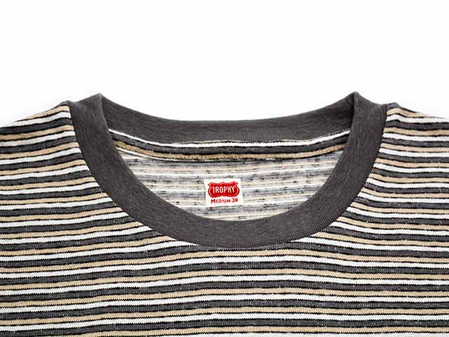 ��2����TROPHY CLOTHING/�ȥ��ե������������󥰡�2026SS��Multi Border L/S Tee/�ޥ���ܡ��������󥰥��꡼��Tee��(TR26SS-201)