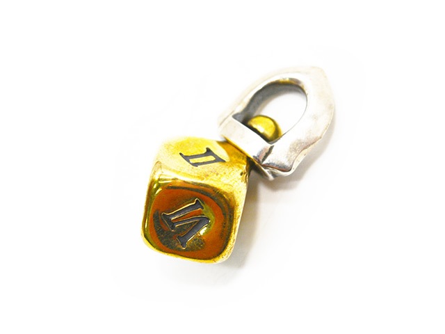 ��galcia/���륷���ۡ�Brass&Silver925 Dice Pendant��Swallow Right��/�֥饹&����С�925�������ڥ����ȡɥ������ �饤�ȡɡ�(20NT-DC101NSB-SW-R)