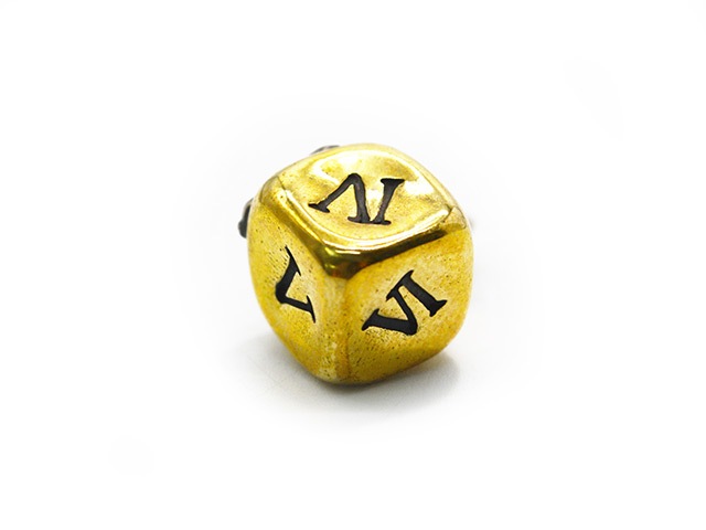 ��galcia/���륷���ۡ�Brass&Silver925 Dice Pendant��Swallow Right��/�֥饹&����С�925�������ڥ����ȡɥ������ �饤�ȡɡ�(20NT-DC101NSB-SW-R)