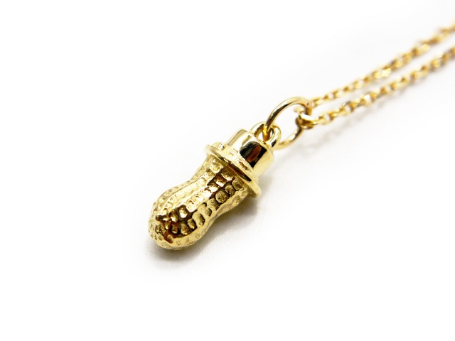 ��Peanuts&Co/�ԡ��ʥåĥ���ѥˡ��ۡ�Small Peanuts Pendant Top with Diamond��Necklace Chain/�������������ꥹ�⡼��ԡ��ʥåĥڥ����ȥȥåס��ͥå��쥹���������(K10 GOLD)