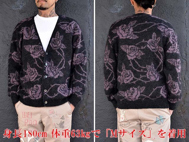 GANGSTERVILLE/ギャングスタービル】2023AW「Mohair Cardigan”MI VIDA