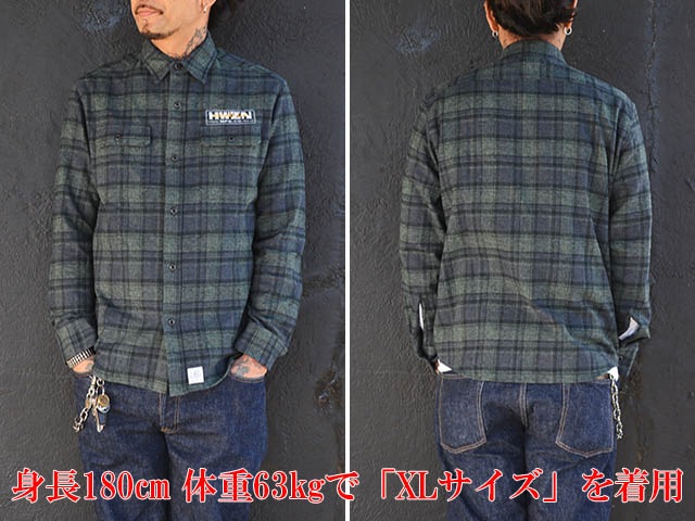 (50% OFF)��2����HWZN BROSS/�ϥ�����֥����ۡߡ�MIXXDAVID/�ߥå����ǥ������åɡ�2023AW��W-Name Check Shirts/���֥�͡�������å�����ġ�<br><br>(�ۥ����륺���ѥ��/���ᥫ��/�ۥåȥ��å�/�ϡ��졼/�Х���/WOLF PACK/����եѥå�)
