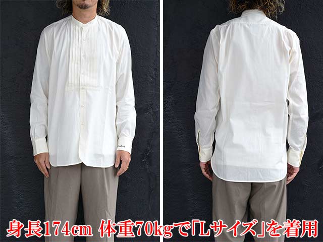 (30% OFF)��2����BY GLADHAND/�Х�����åɥϥ�ɡ�2024AW��Stand Collar Shirts��Dinner��/������ɥ��顼����ġɥǥ��ʡ��ɡ�(BYGH-24-AW-11)