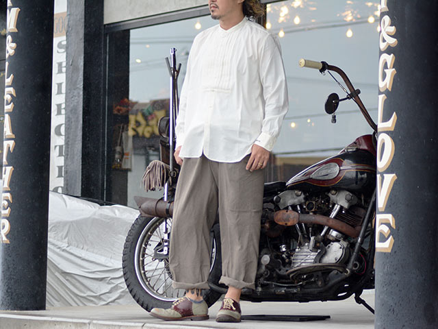 (30% OFF)��2����BY GLADHAND/�Х�����åɥϥ�ɡ�2024AW��Stand Collar Shirts��Dinner��/������ɥ��顼����ġɥǥ��ʡ��ɡ�(BYGH-24-AW-11)
