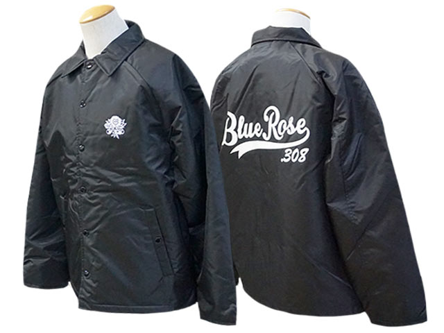 ��BLUE ROSE.308/�֥롼������.308�ۡ�Boa Lining Coach Jacket"Cursive Logo"/�ܥ��饤�˥󥰥��������㥱�å�"�������֥���"��