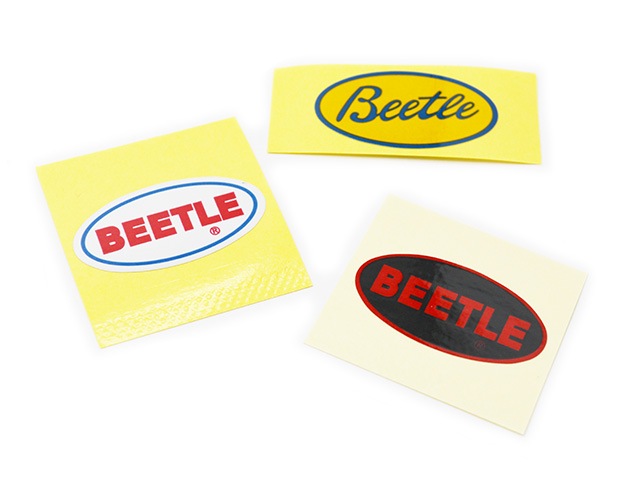 3祻åȡOCEAN BEETLE/ӡȥۡBeetle Oval Logo Sticker Set/ӡȥ륪Хƥååȡ