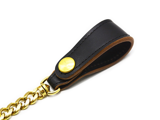 ��2����INCEPTION/���󥻥ץ����ۡ�Horse Butt Leather Brass Chain��BRASS��/�ۡ����Хåȥ쥶���֥饹��������ɥ֥饹�ɡ�(IPC-08)