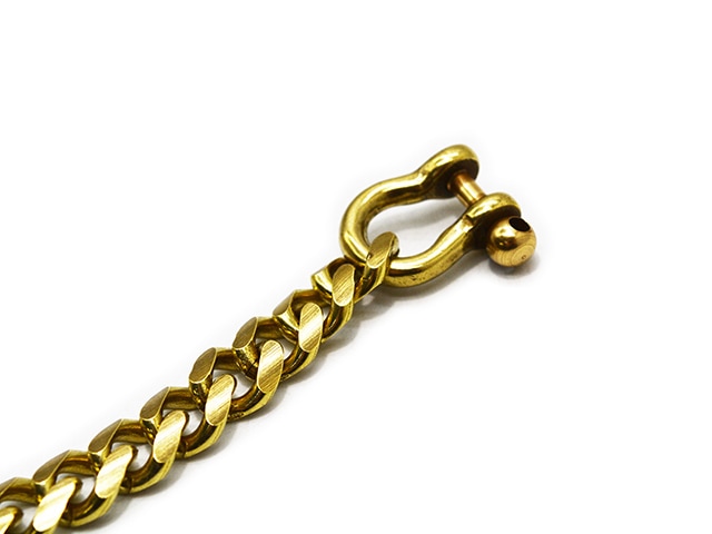 ��2����INCEPTION/���󥻥ץ����ۡ�Horse Butt Leather Brass Chain��BRASS��/�ۡ����Хåȥ쥶���֥饹��������ɥ֥饹�ɡ�(IPC-08)