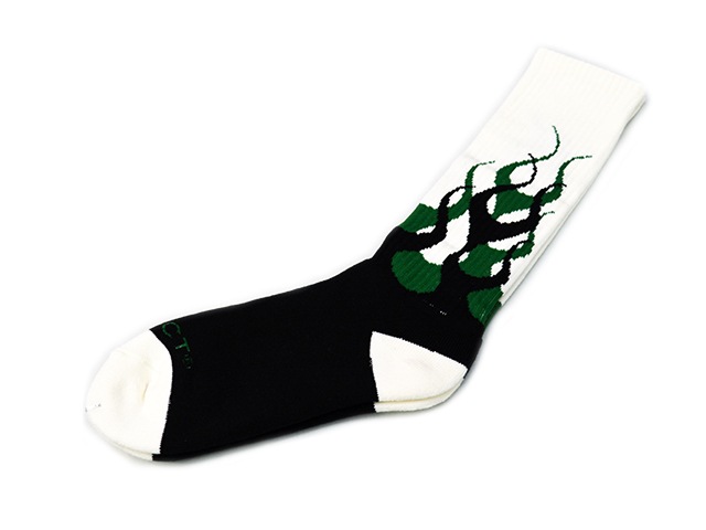 ��4����EVILACT/�����֥륢���ȡ�2025AW��Flames Socks/�ե쥤�ॹ���å�����(EA25-ACT2-A03)