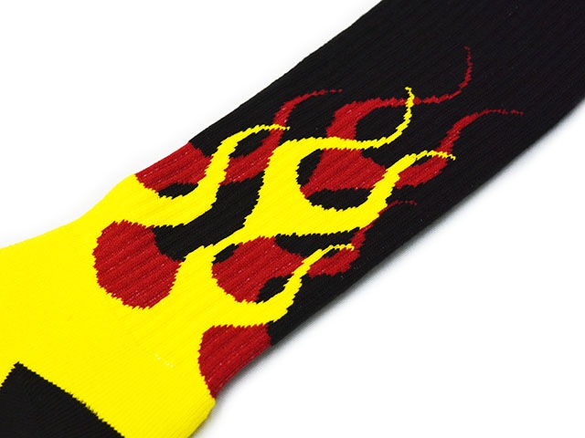��4����EVILACT/�����֥륢���ȡ�2025AW��Flames Socks/�ե쥤�ॹ���å�����(EA25-ACT2-A03)