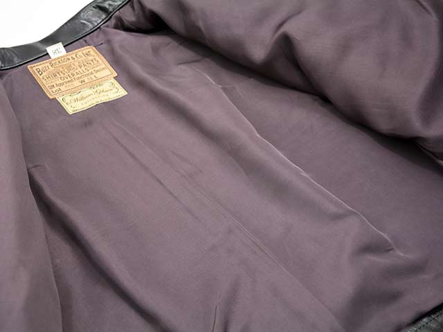 ��BUZZ RICKSON'S/�Х��ꥯ���󥺡ۡ�BLACK LEATHER BLOUSE/�֥�å��쥶���֥饦����(BR80665)