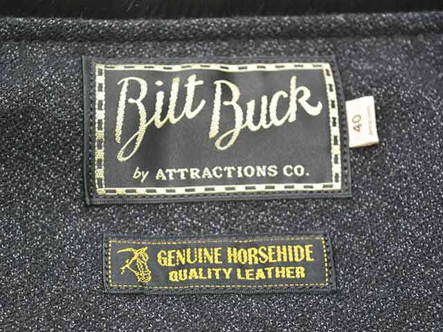 ��BILTBUCK by ATTRACTIONS/�ӥ�ȥХå��Х����ȥ饯����󥺡ۡ�Hair on Horsehide King Shawl Jacket��Lot.625��/�إ�����ۡ����ϥ��ɥ��󥰥��硼�른�㥱�åȡ�Lot.625�ɡ�