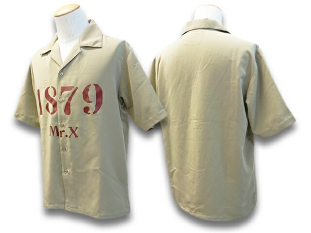 全3色【MISTER X/ミスターエックス】2022SS「S/S 1879 Open Collar
